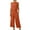 Orange, variant on Lovzfmll Women's 2 Piece Sets, Sleeveless Blouse+Loose Pockets Wide Leg Tracksuits, Women's 2024 Fall Two Piece Outfits, 2 Piece Loungewear Set Cropped Tank Top Wide Leg Sweatpants Casual Outfits