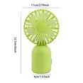 thumbnail image 3 of shyuyusa Handheld Mini Fan 250mAh Battery Portable Cooler For Outdoor Travel Daily Activity Use, 3 of 7