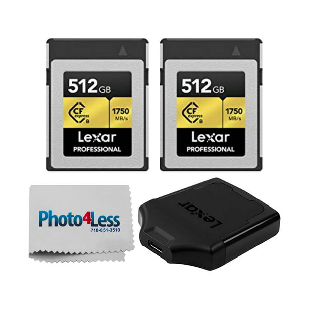 2 Lexar 512GB Professional CFexpress Type-B Memory Cards + More!