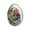 B, variant on YingYouFu Easter Egg Tin Box Bunny Chick Printing Eggs Shaped Candy Box Holder Vintage Easter Tin Metal Easter Eggs Holiday Cookie Jars Treat Cookie Containers for Basket Stuffers Party Favors