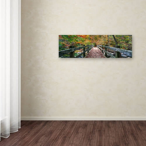Trademark Fine Art "Autumn in Rock Creek Park" Canvas Art by Gregory O'Hanlon