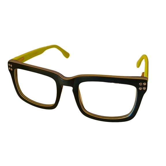 Tony Hawk Mens Dark Olive Rectangle Plastic Eyewear Frame 506 50mm