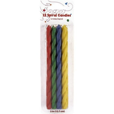 Celebrations 5`` Spiral Candle