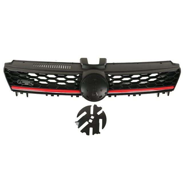 Front Center Radiator Grill 5G0853651 Black Bumper Upper Grille Good Aerodynamic Performance for Mk7 2012 to 2017