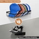 thumbnail image 5 of Perchero para Gorras de Béisbol, Organizador de Pared para 20 Gorras, 2 Paquetes, Resistente Organizador de Almacenamiento de Gorras para Montar en la Pared, Color, 5 of 5