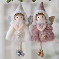 thumbnail image 2 of 2Pcs New Angel Doll Christmas Tree Hanging Ornaments Decor Plush Angel Dolls Pendants Decoration for Home Navidad Car Ornament, 2 of 5