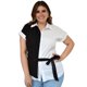 thumbnail image 1 of Blusa combinada Roman Fashion/Tallas Extras, 1948 blanco 42 Roman Fashion BL-MIC-1948-BLANCO, 1 of 7