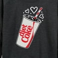 thumbnail image 3 of Diet Coke - Heart Bubbles - Women's French Terry Pullover Sweatshirt, 3 of 5