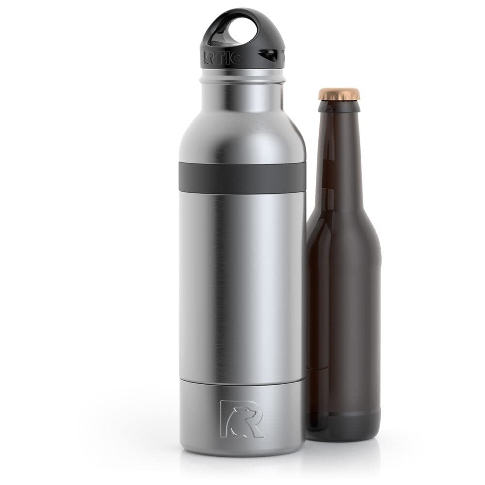  BottleKeeper - The Standard 2.0 - The Original Stainless Steel  Bottle Holder and Insulator to Keep Your Beer Colder (Charcoal): Home &  Kitchen