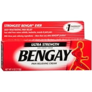 BENGAY Pain Relieving Cream Ultra Strength 4 oz (Pack of 6)