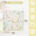 thumbnail image 3 of GZHJMY Baby Gauze Towels for Kids Soft Handkerchief Newborn 100% Cotton Eifel Tower Paris Vintage Beautiful Romantic Flowers Absorbent 12x12 Inch 3 Pack, 3 of 7