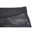 thumbnail image 2 of DKNY Ladies Faux Leather Pocket Knit Pull On Ponte Pants XL/Charcoal Texture, 2 of 3