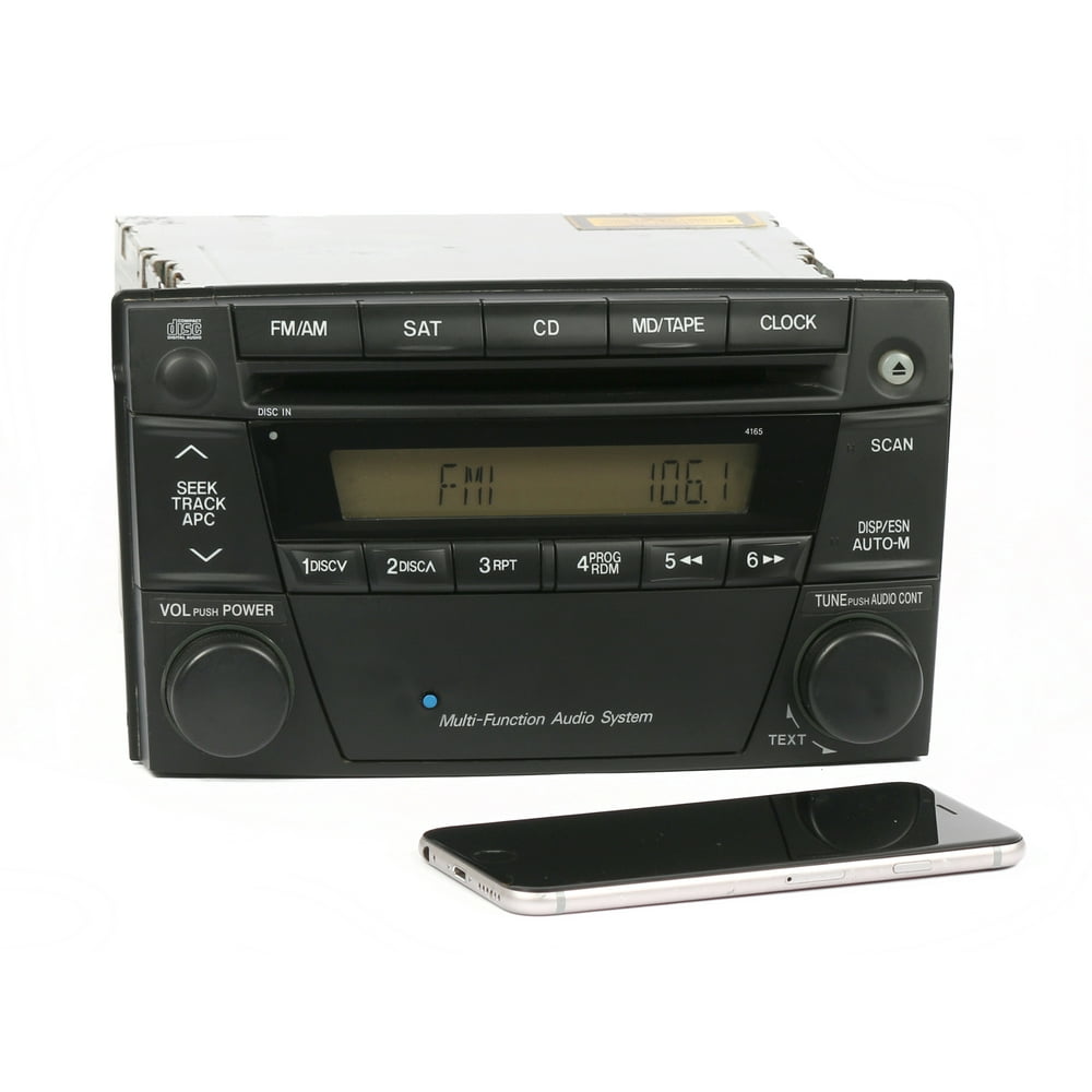 200406 Mazda MPV Radio AM FM Single Disc CD w Bluetooth