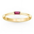 thumbnail image 2 of East-West Stackable Baguette Ring in 10K Yellow Gold, 2 of 3