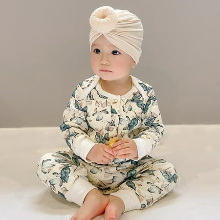 

Baby Boys Girls Sleepwear Romper Long Sleeve Graphic Print Bodysuit Romper Jumpsuit Pajamas