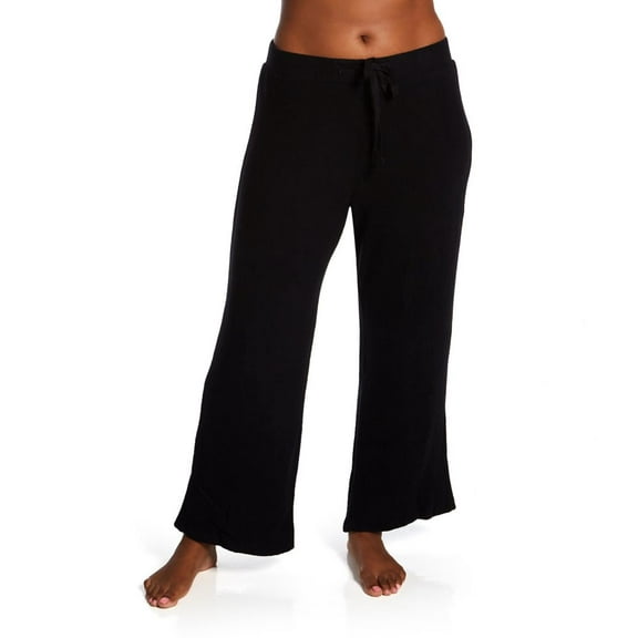 Women's La Cera 7573X Plus Comfort Wide Leg Pant (Black 1X)