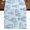 Blue, variant on Yellow Hot Air Balloon Burlap Cotton Table Runner 13x36 Inches Short, Modern Balloon Float Clouds Farmhouse Table Runners, Outdoor Dining Tablecloths Decor for Baby Shower/Party/Wedding