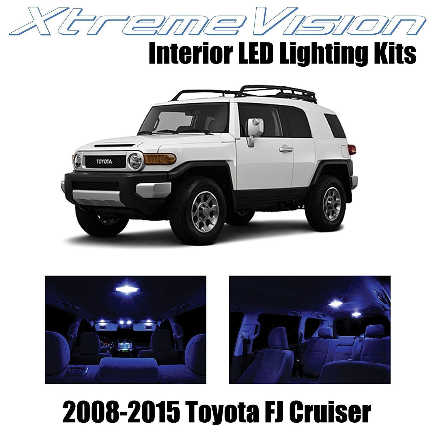 Xtremevision Led For Toyota Fj Cruiser 2008 2015 4 Pieces Blue