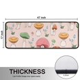 thumbnail image 5 of Kitchen Rugs Sets Of 2,Red Mushroom Cartoon Light Pattern Anti Fatigue Kitchen Mat Rugs Non Slip Washable,Decorative Kitchen Floor Mats for Kitchen,Sink,Laundry,17"x47"+17"x47", 5 of 5