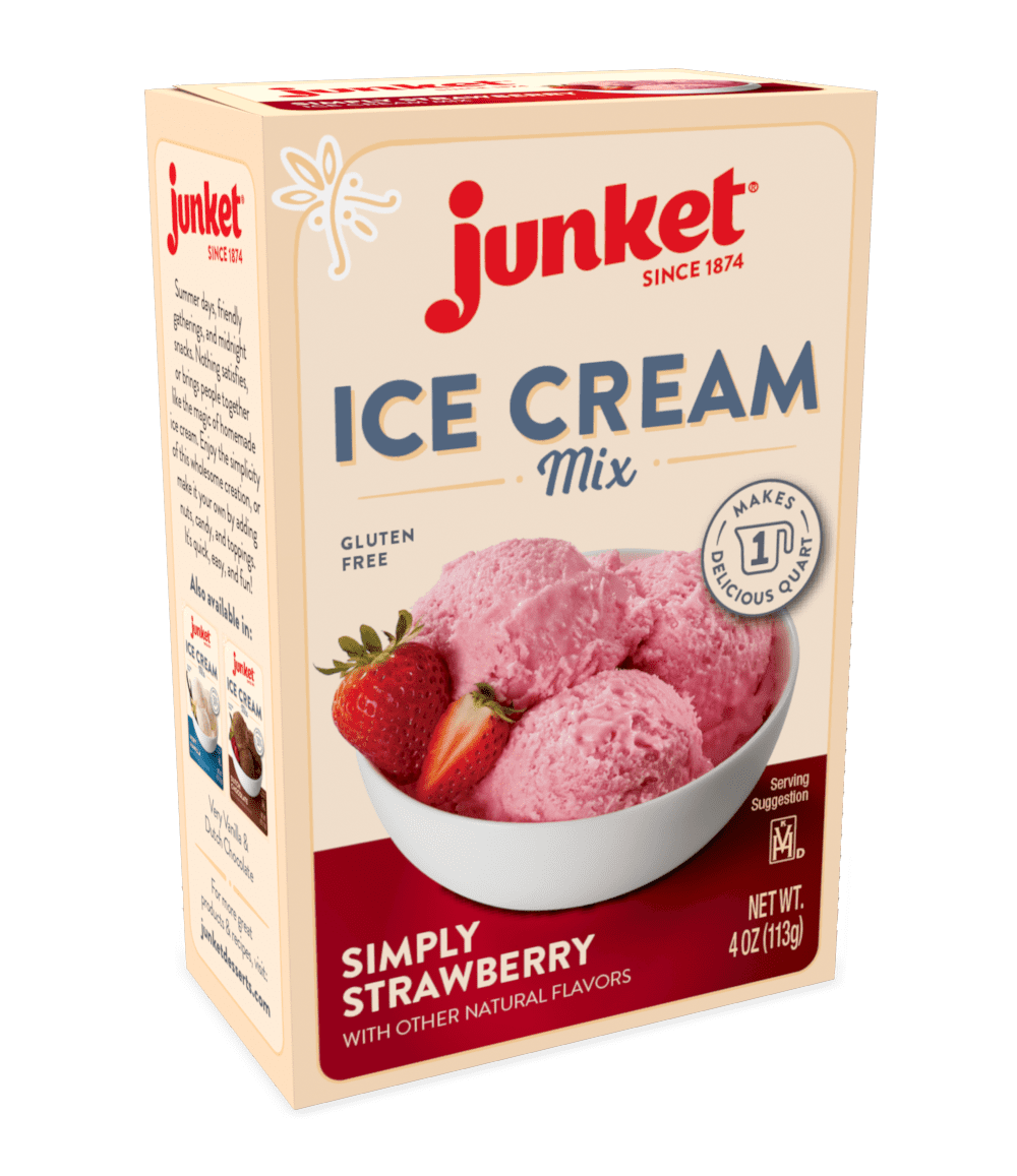 Junket® Simply Strawberry Ice Cream Mix
