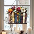 thumbnail image 1 of AKEGAMN Clearance! Flower Book Acrylic Ornament For Book Lovers Flower Book Acrylic Ornament For Book Lovers, Book Club Gift For Readers, Acrylic Book Decor For Home, Flower Book Ornament For Book C, 1 of 7