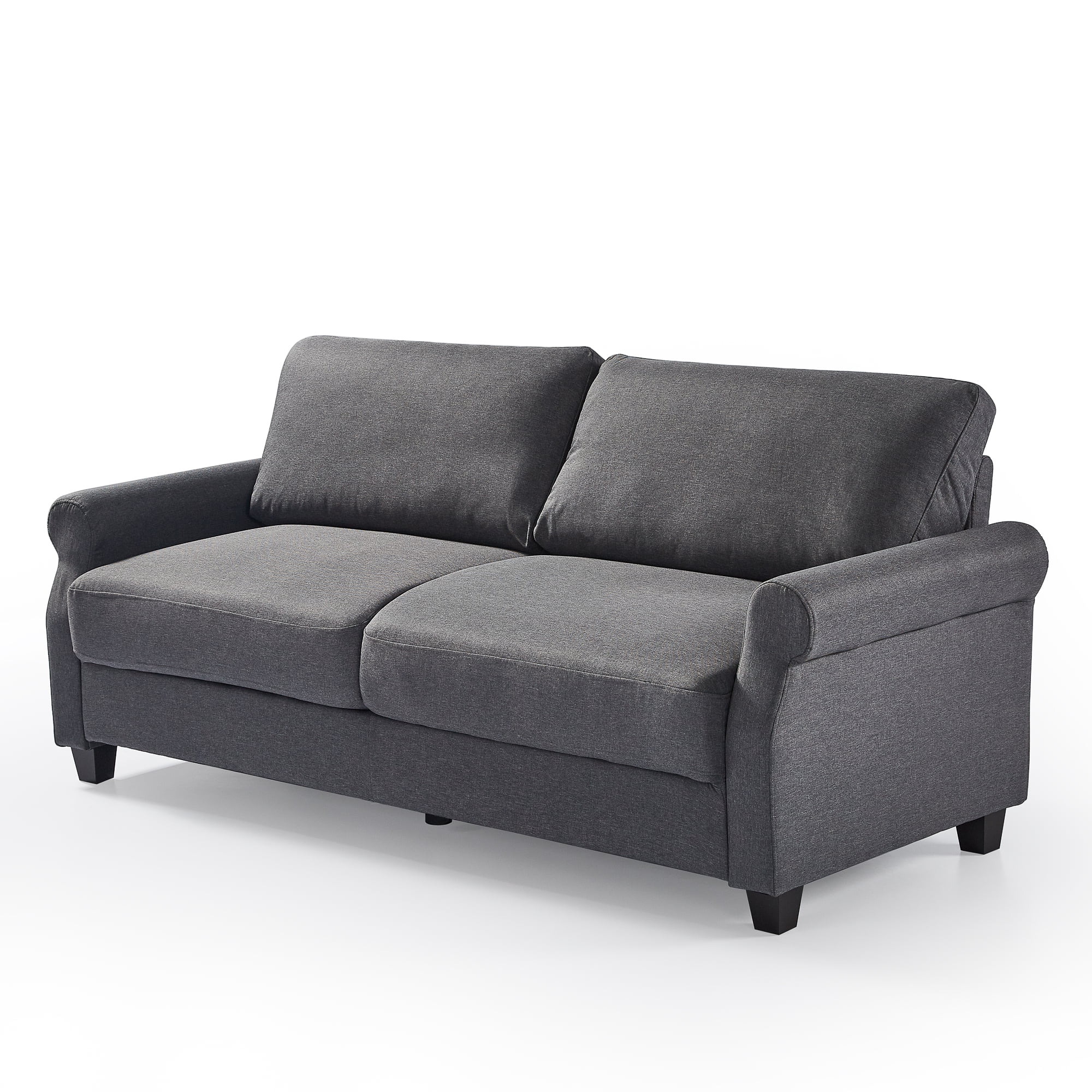 Zinus Josh Upholstered Sofa Couch, Dark Grey
