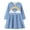 Rainbow, variant on Popshion Toddler Kid Girls Long Sleeve Dress Casual Cotton Dress Winter Clothes, Size 2T-7Y