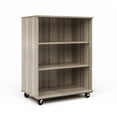 thumbnail image 4 of Tot Mate Mobile 3 Tier Book Shelf Markerboard Back, Kids Classroom Storage, Gray, 36"W x 23"D x 48"H, 4 of 4
