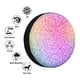 thumbnail image 4 of Fotbe Colorful Glitters Funda de Llanta de Repuesto con Estampado, Engrosada, Ajuste Universal para Jeep, Remolque, RV, SUV, Camión-14 inch, 4 of 6
