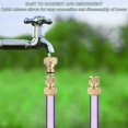 thumbnail image 3 of 4 Pcs 3/4 inch Brass Garden Hose Quick Tap Connector Fittings Threaded Faucet Adapter Male and Female Brass Threaded Tap Connector Garden Hose Connect, 3 of 5