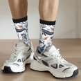thumbnail image 6 of Pofeuu Underwater Animals 1 Print Crew Socks, Adult Running Hiking Socks for Youth and Adult, 6 of 6