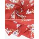 thumbnail image 4 of INSPIRAR CHIC Bufandas de Satén Floral para Mujeres, Bufanda Cuadrada de Seda para el Cuello, Diadema Larga y Delgada, Cuadrada-Rojo Vino 35.4x35.4''(LxA), 4 of 7