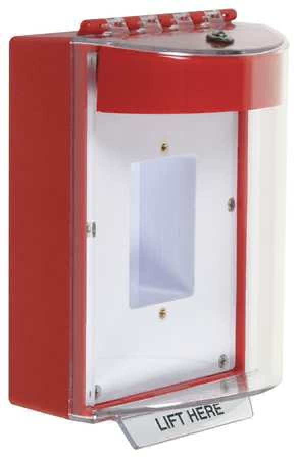 SAFETY TECHNOLOGY INTERNATIONAL STI13410NR Pull Station Guard,Surface,4inD