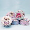 thumbnail image 3 of Neinkie Mermaid Candle Tin Jars Round Tinplate Candy Tea Tin Party Favors Gift Boxes Candy Storage Box Sweets Coffee Chocolate Sugar Sweet Boxes Tea Containers Decoration Candy Box, 3 of 7