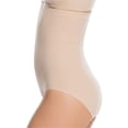 thumbnail image 4 of Bragas de mujer Calzoncillos sin costuras de cintura alta Braguita moldeadora de control de abdomen, Beige, XL-XXL Advancent AP002528-08, 4 of 6