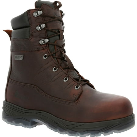 

Rocky Forge 8 Inch Composite Toe Waterproof Work Boot Size 10(M)