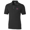 thumbnail image 2 of Men's Cutter & Buck Black Buffalo Bisons Big & Tall DryTec Advantage Tri-Blend Pique Polo, 2 of 3
