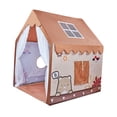 thumbnail image 2 of Niños juega carpa interior juego al aire libre carpa para niños grandes espacios plegables de la tienda de princesas de juegos grandes para parques de Marrón, 2 of 8