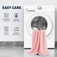 thumbnail image 7 of Pink Bath Towels Set of 4, Large & Ultra Soft Bath Towels 35x70in, Highly Absorbent and Quick Dry Hotel Towels for Bathroom Gym Swim, Durable Microfiber Shower Sheets for Adult,Pet, 7 of 7