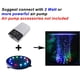 thumbnail image 5 of Luces LED de burbujas para acuario, disco de piedra difusora de aire con control remoto, con efectos para decoraciones de peceras, 12,5 cm, 5 of 8