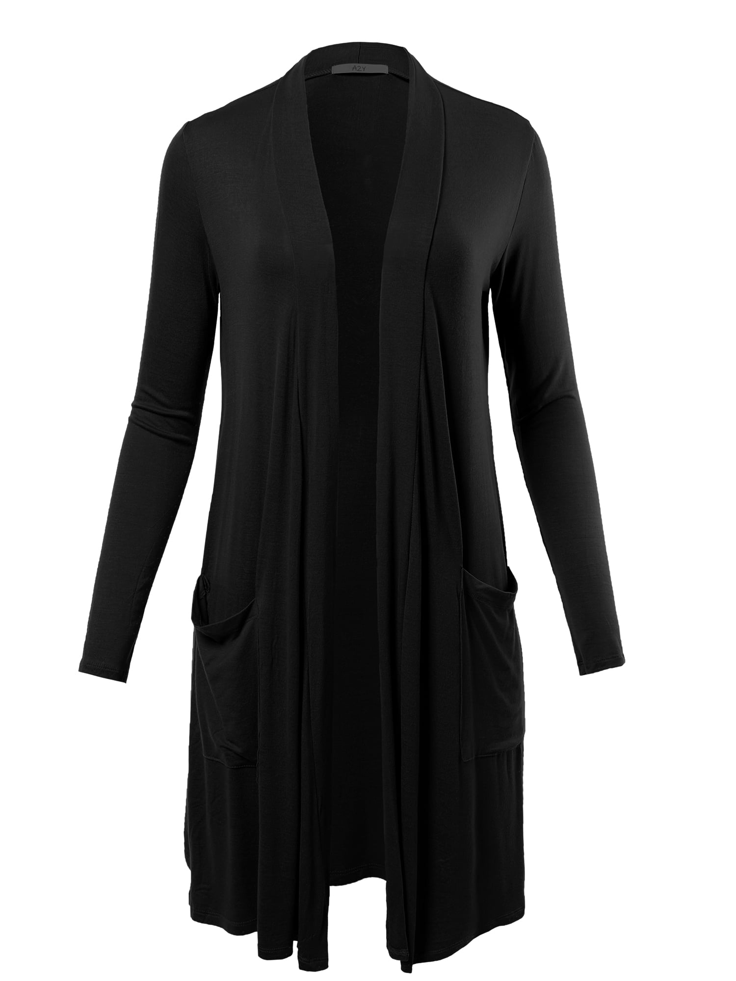 A2Y A2Y Women's Lightweight Open Front Pocket Long Length Long Sleeve