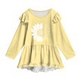 thumbnail image 6 of Kogui Girls Long Sleeve Blouse and Pants Set Floral 2pc Outfit Clothes for Teen Girls Fall Winter Size 13-14, 6 of 6