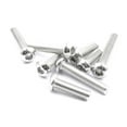 thumbnail image 5 of Bybiment M6-1.0x30mm Button Cap Screw, M6 30mm Metric Screws, Hex Drive Bolts, Steel, Full Thread, Bright , Coarse Thread (M6x30mm, 30 Pieces), 5 of 7