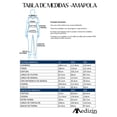 thumbnail image 4 of Uniforme Médico Dama, Enfermera, terapeuta, Doctora AMAPOLA BLANCO CH, 4 of 4