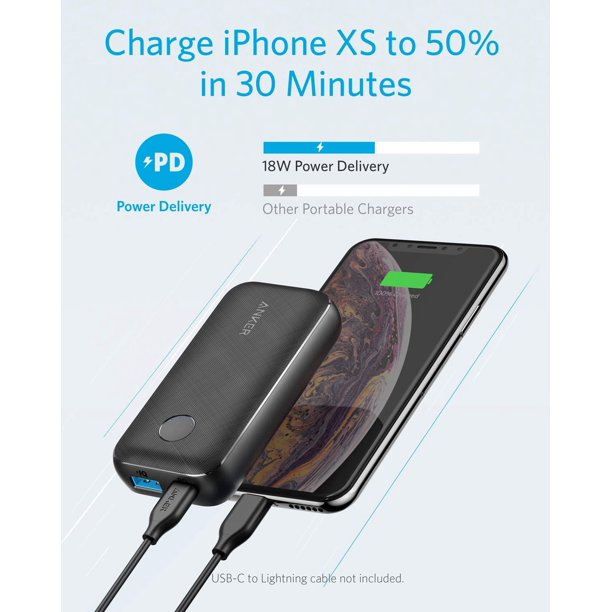 Anker PowerCore 10000 PD Redux, 10000mAh Portable Charger USB-C