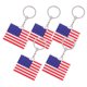 thumbnail image 3 of 5 llaveros decorativos de acrílico con la bandera estadounidense para colgar en el bolso., 3 of 6