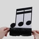 thumbnail image 4 of Moluckfu 8Ud Adornos Para En Negro Con Notas Musicales Y Base Panal Para Celebraciones, 4 of 8