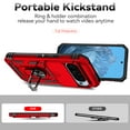 thumbnail image 2 of Allytech Rotatable Kickstand Holder Case for Google Pixel 9 - Military Grade Drop Protection - Slide Camera Cover - Heat Dissipation - Anti-Scratch Stand Case Support Magnetic Car Mount, Red, 2 of 8