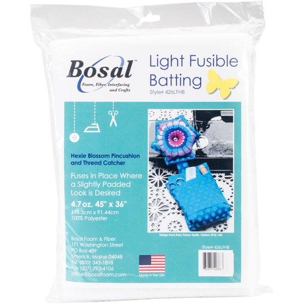 Bosal Light Fusible Batting45"X36"