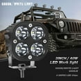 thumbnail image 4 of 40W Waterproof LED Work Light 3 Inch Off-Road Fog Driving Light Spot Light Daytime Running Lamp for Car Truck ATV UTV Motorcycle, 4 of 8